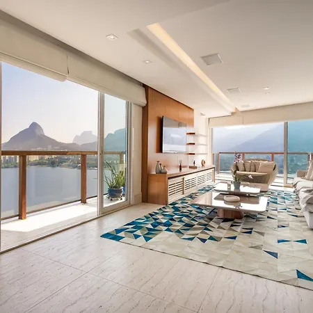 Unhotel - Apartamento 2 Suites Com Vista Panoramica Para A Lagoa